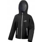 Kinder 3-Lagen Softshell Kapuzen Jacke